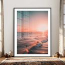 Sunset Ocean Wall Art Canvas Print by MyGreatCanvas | Canvas Wall Art Prints | Photo Prints & Wall Decor