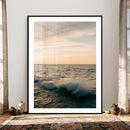 Ocean Wave Wall Art Canvas Print, Calm Coastal Nature by MyGreatCanvas | Canvas Wall Art Prints | Photo Prints & Wall Decor