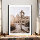 Joshua Tree Desert Wall Art Canvas Print, Minimal Southwest by MyGreatCanvas | Canvas Wall Art Prints | Photo Prints & Wall Decor