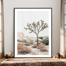 Joshua Tree Desert Wall Art Canvas Print, Minimal Southwest by MyGreatCanvas | Canvas Wall Art Prints | Photo Prints & Wall Decor
