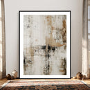 Neutral Abstract Wall Art Canvas Print, Beige Black Textured by MyGreatCanvas | Canvas Wall Art Prints | Photo Prints & Wall Decor
