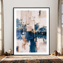 Abstract Navy Blue Wall Art Canvas Print by MyGreatCanvas | Canvas Wall Art Prints | Photo Prints & Wall Decor