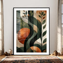 Abstract Green Flowers Wall Art Canvas Print by MyGreatCanvas | Canvas Wall Art Prints | Photo Prints & Wall Decor