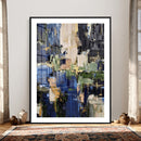 Abstract Dark Blue Wall Art Canvas Print by MyGreatCanvas | Canvas Wall Art Prints | Photo Prints & Wall Decor