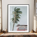 VW Van Palm Tree Canvas Wall Art, Pink Camper Surfboards by MyGreatCanvas | Canvas Wall Art Prints | Photo Prints & Wall Decor