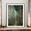 Gustav Klimt Style Forest Canvas Wall Art, Golden Forest by MyGreatCanvas | Canvas Wall Art Prints | Photo Prints & Wall Decor