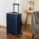 SPACE Aluminum Suitcase Navy