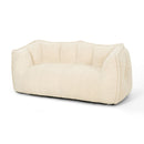 2-Seat Teddy Bean Bag Sofa