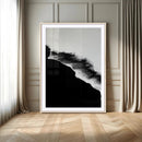 Ocean Wave Wall Art Canvas Print – Framed Abstract