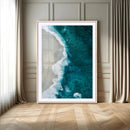 Aerial Ocean View Wall Art Canvas Print – Framed Coastal by MyGreatCanvas | Canvas Wall Art Prints | Photo Prints & Wall Decor