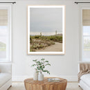Desert Landscape Wall Art Canvas Print – Cacti and Shrubs