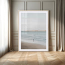 Minimalist Beach Wall Art Canvas Print – Framed Soft Blue by MyGreatCanvas | Canvas Wall Art Prints | Photo Prints & Wall Decor