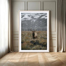 Wild Elk Wall Art Canvas Print – Framed Mountain Wilderness