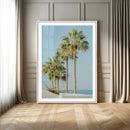 Tropical Ocean Canvas Print – Framed Beach Coastal Nautical