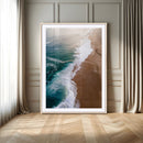 Serene Ocean Waves Wall Art Beach Wall Decor by MyGreatCanvas | Canvas Wall Art Prints | Photo Prints & Wall Decor