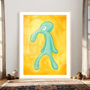 Squidward Tentacles Wall Art Canvas Print – Bold and Brash by MyGreatCanvas | Canvas Wall Art Prints | Photo Prints & Wall Decor