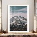 Alpine Mountain Landscape Wall Art Canvas Print, Snowy Peak by MyGreatCanvas | Canvas Wall Art Prints | Photo Prints & Wall Decor