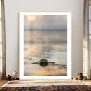 Sea Turtle Hatchling Wall Art Canvas Print – Soft Coastal by MyGreatCanvas | Canvas Wall Art Prints | Photo Prints & Wall Decor