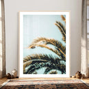 Palm Leaves Wall Art Canvas Print, Minimal Tropical Palm by MyGreatCanvas | Canvas Wall Art Prints | Photo Prints & Wall Decor