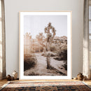 Joshua Tree Desert Wall Art Canvas Print, Minimal Southwest by MyGreatCanvas | Canvas Wall Art Prints | Photo Prints & Wall Decor