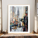 Chrysler Building New York Wall Art Canvas Print, Abstract by MyGreatCanvas | Canvas Wall Art Prints | Photo Prints & Wall Decor