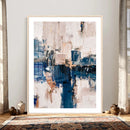 Abstract Navy Blue Wall Art Canvas Print by MyGreatCanvas | Canvas Wall Art Prints | Photo Prints & Wall Decor