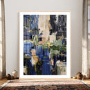 Abstract Dark Blue Wall Art Canvas Print by MyGreatCanvas | Canvas Wall Art Prints | Photo Prints & Wall Decor