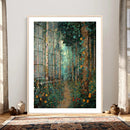 Gustav Klimt Style Forest Canvas Wall Art, Golden Forest by MyGreatCanvas | Canvas Wall Art Prints | Photo Prints & Wall Decor