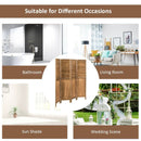 5.6 Ft Tall 4 Panel Folding Privacy Room Divider by LJGDeals