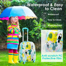 2 Pieces Kid's Luggage Set 12-inch Backpack and 16-inch Rolling Suitcase Travel by LJGDeals