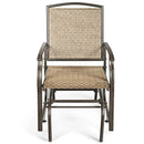 Steel Frame Garden Swing Single Glider Chair Rocking Seating by LJGDeals