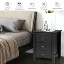Set of 2 Nightstand End Beside Table Drawers by DirectDeals