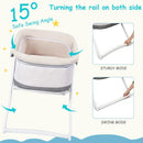 Portable Newborn Rocking Foldaway Baby Bassinet Crib-Gray by LJGDeals