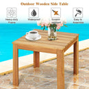 Wooden Square Patio Coffee Bistro Table by LJGDeals