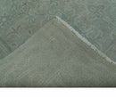 Traditional Turkish  Design Silver And Gray 6x8.7 Hand Knotted Wool Rug