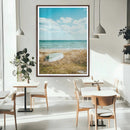 Coastal Serenity Wall Art Canvas Print – Framed Ocean View by MyGreatCanvas | Canvas Wall Art Prints | Photo Prints & Wall Decor