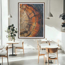 Rustic Wood Wall Art Canvas Print – Framed Nature Earthy by MyGreatCanvas | Canvas Wall Art Prints | Photo Prints & Wall Decor