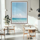Turquoise Ocean Wall Art Canvas Print – Framed Coastal by MyGreatCanvas | Canvas Wall Art Prints | Photo Prints & Wall Decor