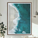 Aerial Ocean View Wall Art Canvas Print – Framed Coastal by MyGreatCanvas | Canvas Wall Art Prints | Photo Prints & Wall Decor