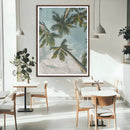 Tropical Palm Trees Wall Art Canvas Print – Coastal Nature