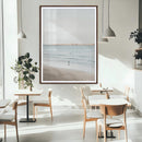 Minimalist Beach Wall Art Canvas Print – Framed Soft Blue by MyGreatCanvas | Canvas Wall Art Prints | Photo Prints & Wall Decor