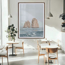 Majestic Sea Rock Wall Art – Framed Coastal Landscape Canvas by MyGreatCanvas | Canvas Wall Art Prints | Photo Prints & Wall Decor