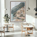 Mediterranean Coastal Cliffside Town Wall Art – Vibrant by MyGreatCanvas | Canvas Wall Art Prints | Photo Prints & Wall Decor
