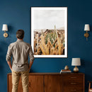 Minimal Desert Cactus Wall Art Canvas Print, Neutral by MyGreatCanvas | Canvas Wall Art Prints | Photo Prints & Wall Decor
