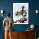 Tropical Trees Beach Wall Art Canvas Print, Coastal Ocean by MyGreatCanvas | Canvas Wall Art Prints | Photo Prints & Wall Decor