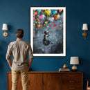 Banksy Balloon Canvas, Banksy Graffiti Art, Balloon Poster, by MyGreatCanvas | Canvas Wall Art Prints | Photo Prints & Wall Decor