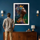 Butterfly Crown Gold Woman Portrait — Monarch Queen Canvas by MyGreatCanvas | Canvas Wall Art Prints | Photo Prints & Wall Decor