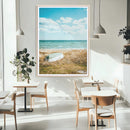 Coastal Serenity Wall Art Canvas Print – Framed Ocean View by MyGreatCanvas | Canvas Wall Art Prints | Photo Prints & Wall Decor