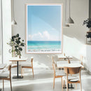 Turquoise Ocean Wall Art Canvas Print – Framed Coastal by MyGreatCanvas | Canvas Wall Art Prints | Photo Prints & Wall Decor