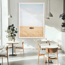 Minimalist Nature Wall Art Canvas Print – Framed Bison